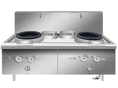燃气双炒双温灶